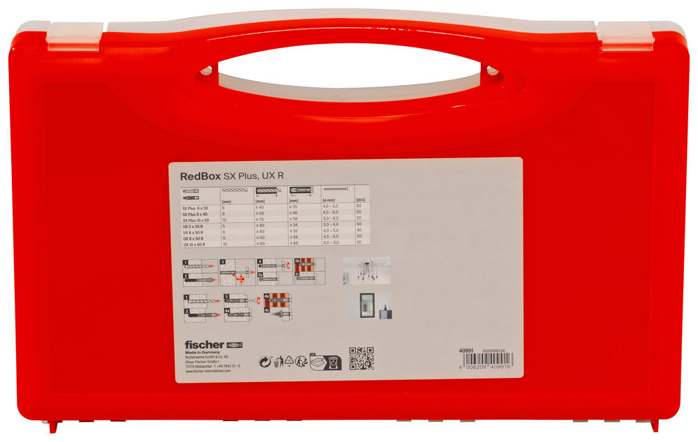 fischer Sortiments-Box Nylon-Universaldübel SX / UX Produktbild img2 L