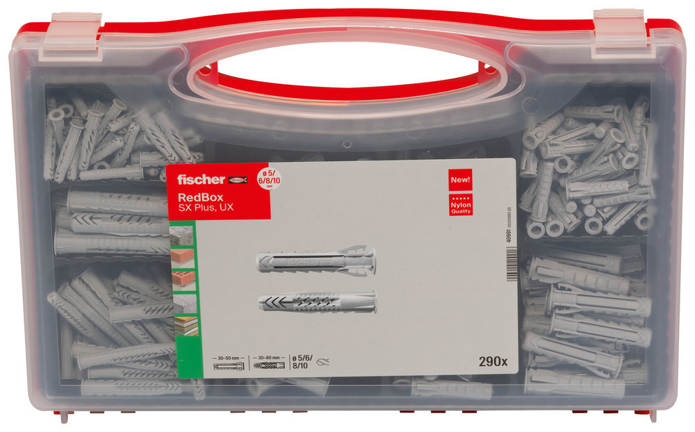 fischer Sortiments-Box Nylon-Universaldübel SX / UX Produktbild img1 L