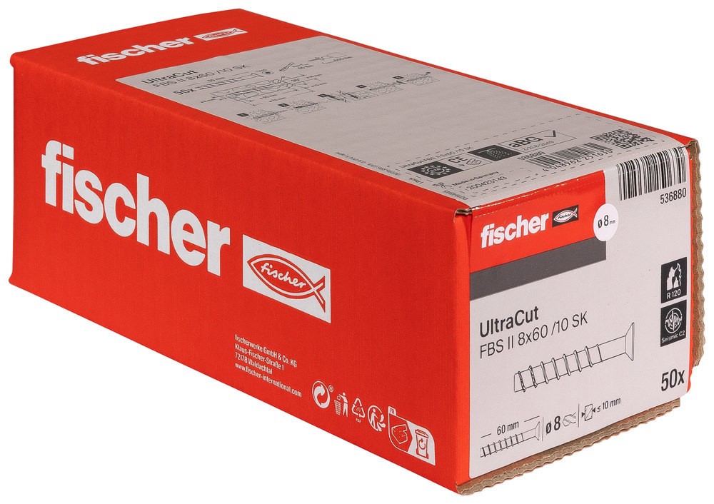 fischer Betonschraube ULTRACUT FBS II SK Produktbild img1 L