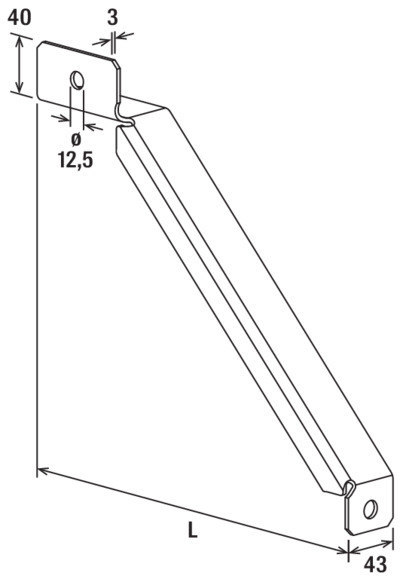 fischer Winkelstütze SAE Produktbild img3 L