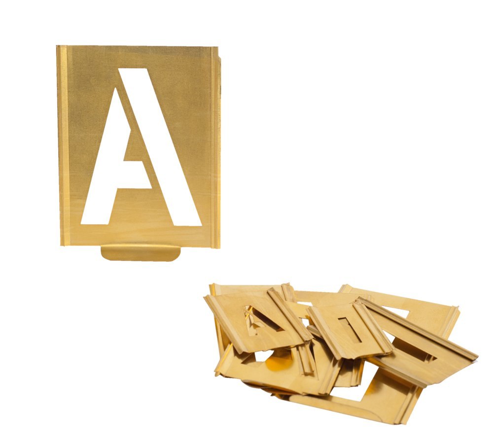 Kukko Profi-Signierschablonen-Satz Buchstaben mit Steckmechanismus Produktbild img1 L