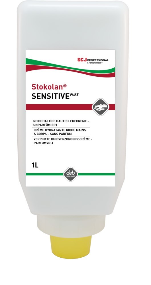 Stokolan Sensitive PURE Hautpflegecreme 1.000 ml Softflasche empfindliche Haut Produktbild img1 L