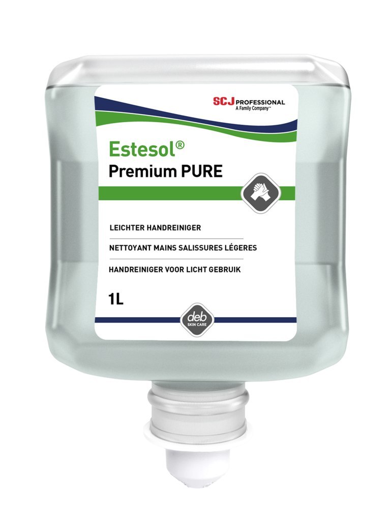 Estesol Premium PURE Hautreiniger, flüss ig 1 l Kartusche unparfümiert Produktbild img1 L