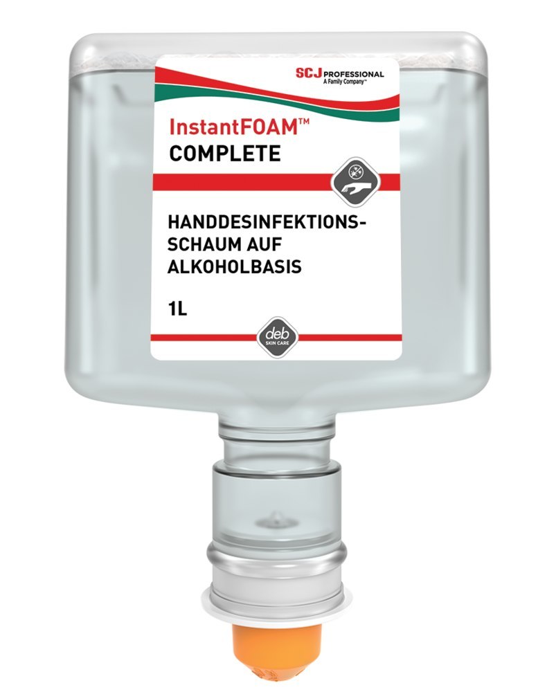 Deb InstantFOAM InstantFOAM Complete Schaum-Handdesinfektion 1 l (TF) Kartusche Alkoholbasis Produktbild img1 L
