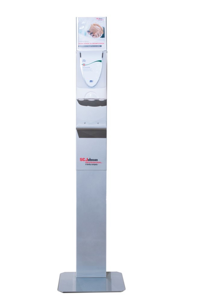 Stoko Spendersäule Silber f. 1,2l TF Kartusche Produktbild img1 L