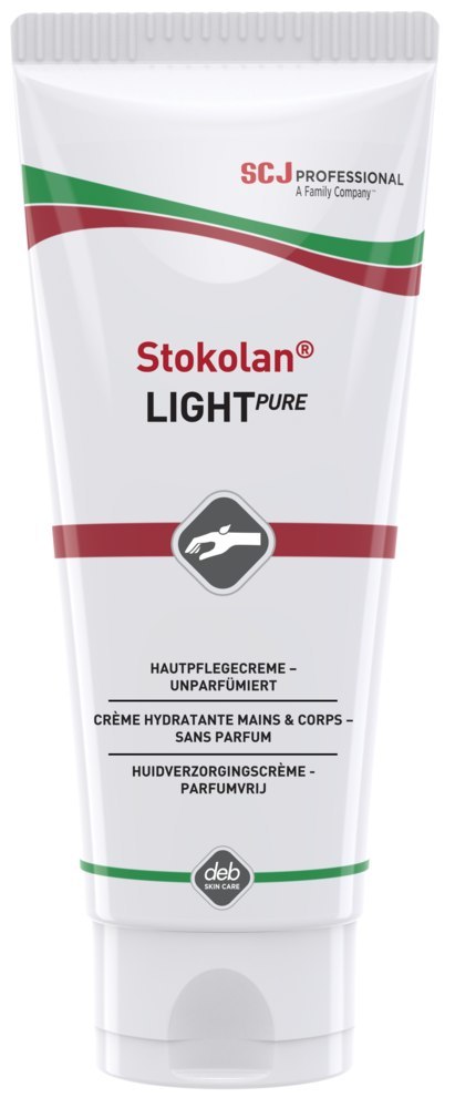 Stokolan Light PURE Hautpflegecreme 100 ml Tube für normale Haut Produktbild img1 L