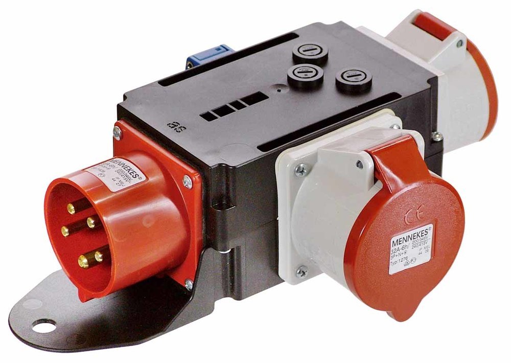 as Schwabe TechnikProdukte MIXO-Adapter "MOSEL" E:400V/32A A:1x230V,1x16A,1x32A,3xG-Sich Produktbild img1 L