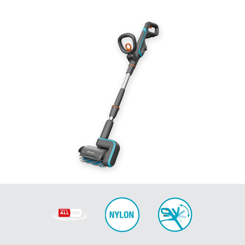 Gardena Akku-Multi-Reiniger Aquarush Pat io 03/18V soo 14841-55 Produktbild img2 L