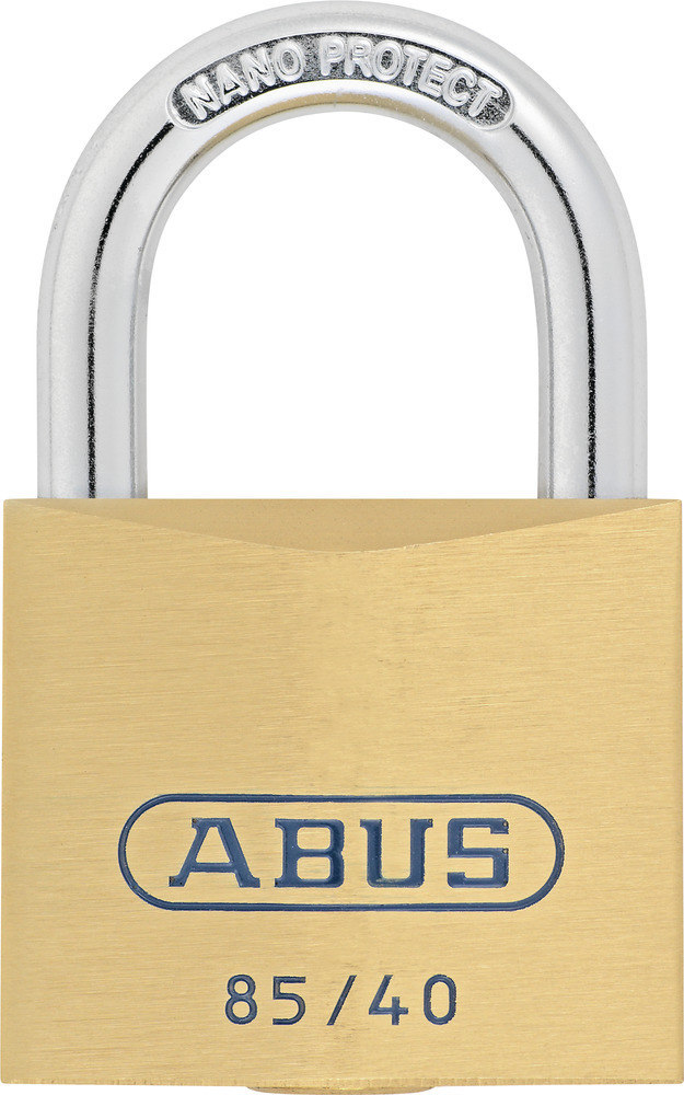 ABUS Vorhangschloss 85/40, Messing massiv Produktbild img1 L