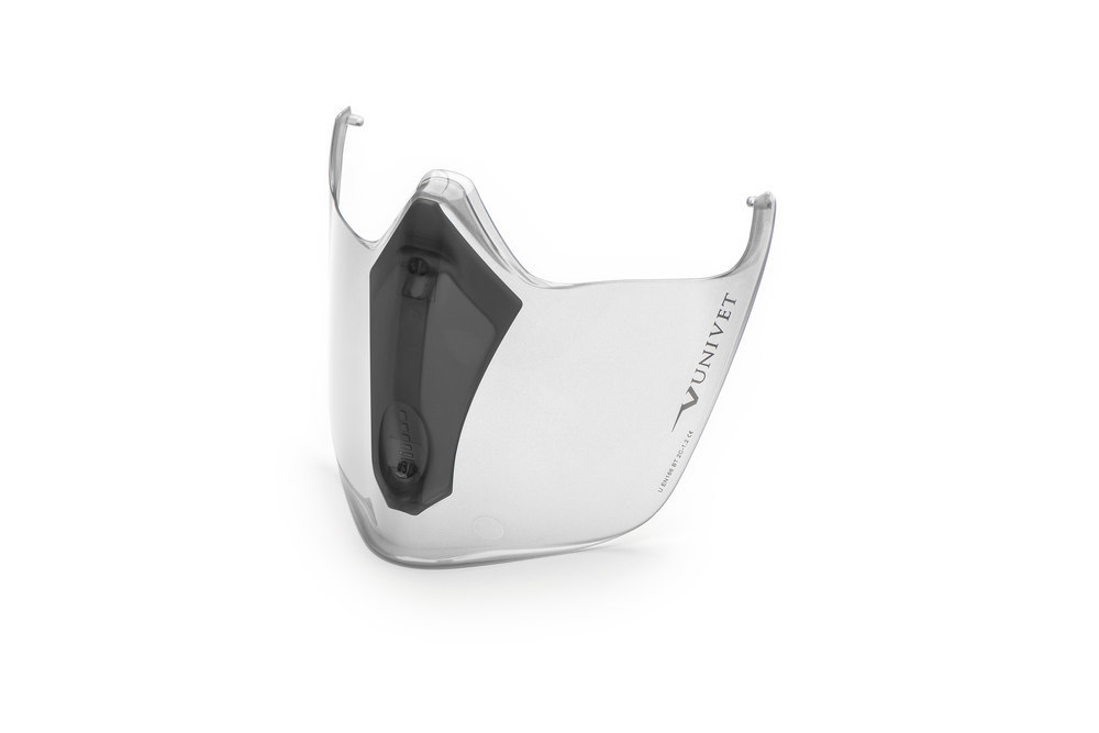 UNIVET Visier für Vollsichtbrille 6X3 sc hwarz Produktbild img1 L