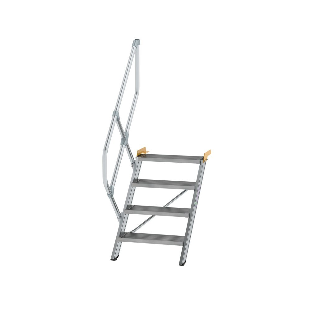 GÜNZBURGER STEIGTECHNIK Treppe 45° Stufenbreite Aluminium geriffelt Produktbild img1 L