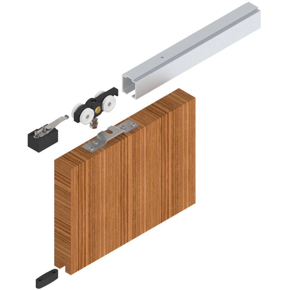 HELM Objekttür-Schiebetürbeschlag,140,Materialkombination Produktbild img2 L