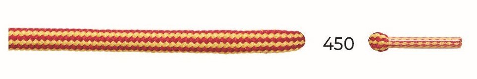 Barth Schnürsenkel, 120cm rund gelb-rot Produktbild img1 L