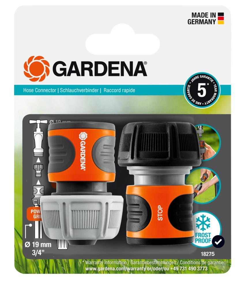 GARDENA Schlauchverbinder-Satz 19 mm (3/4") Produktbild img1 L