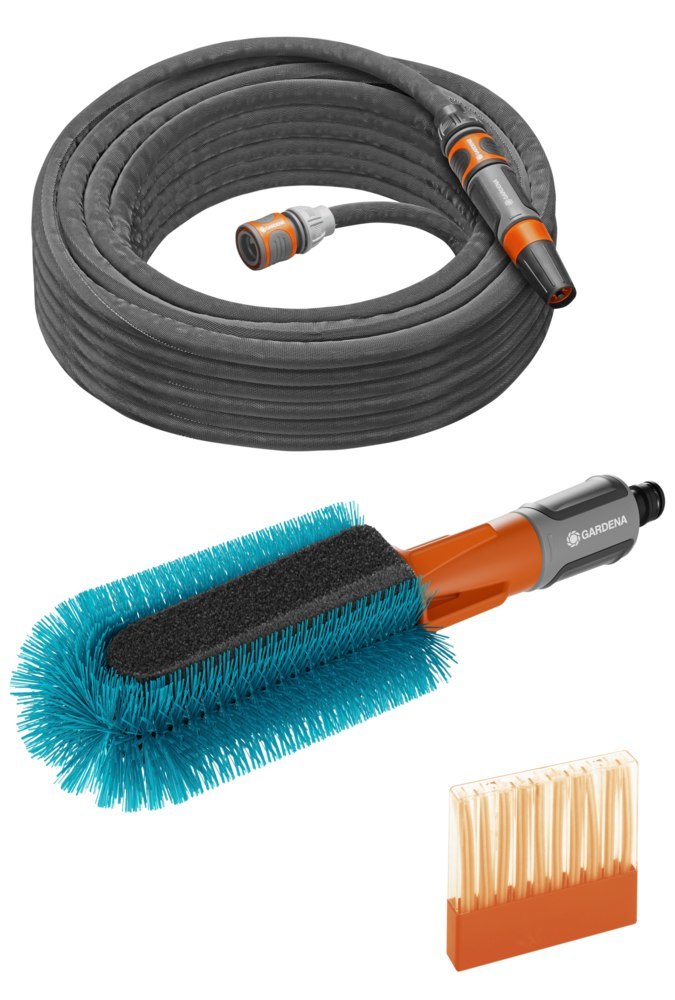 Gardena Cleansystem Fahrrad Wasch-Set, Komplett-Set für die Fahrradreinigung Produktbild img1 L