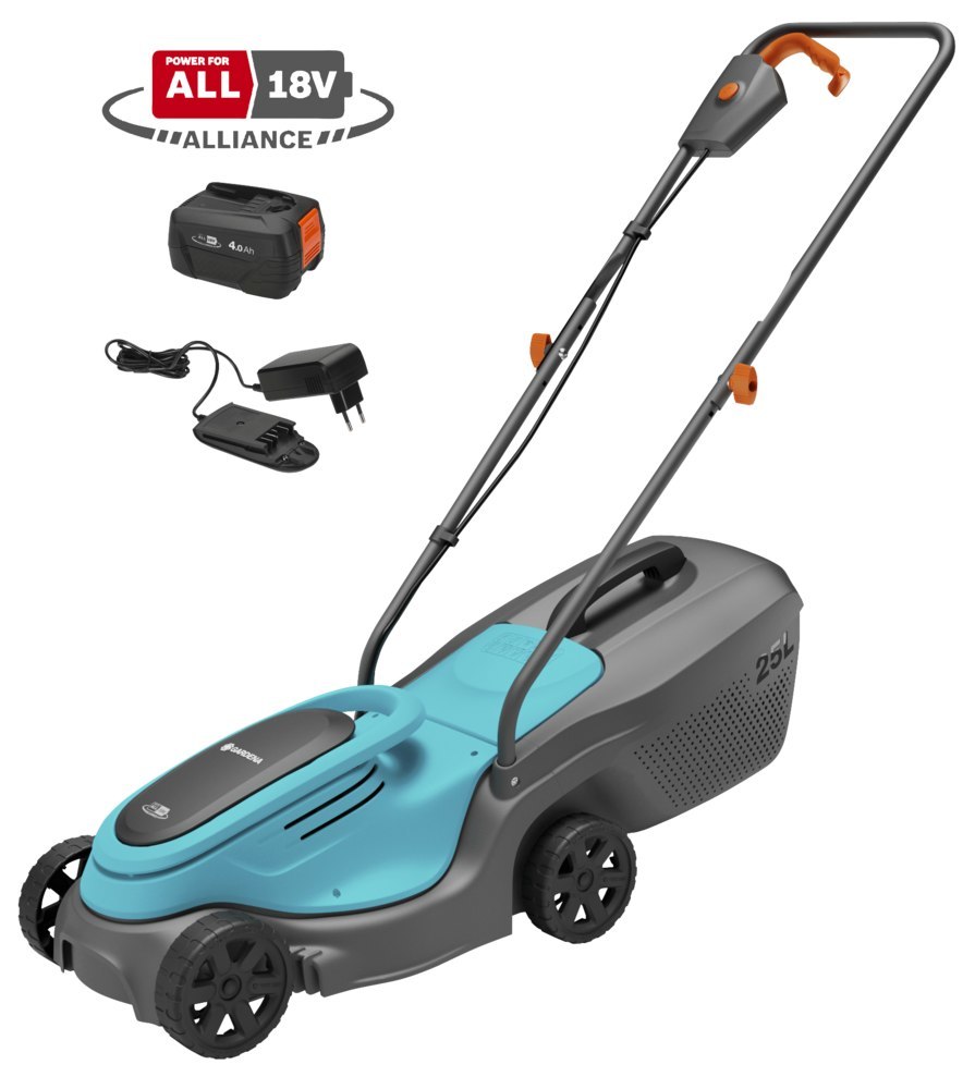 Gardena Akku-Rasenmäher PowerMax 30/18V P4A Ready-To-Use Set Produktbild img1 L