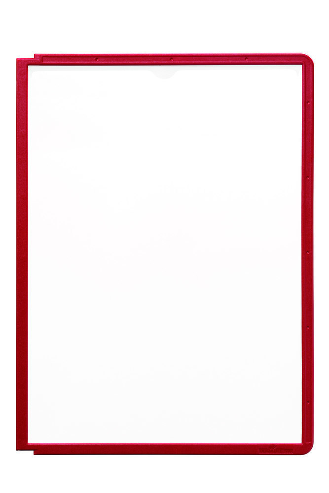 Durable Sichttafeln rot Pckg. a 5 Stück VARIO Produktbild img1 L