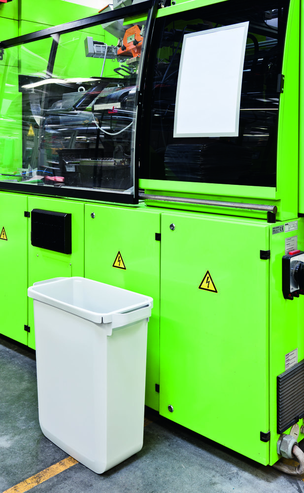 Durabin Wertstoffsammler 40l weiß o. Deckel Produktbild img3 L