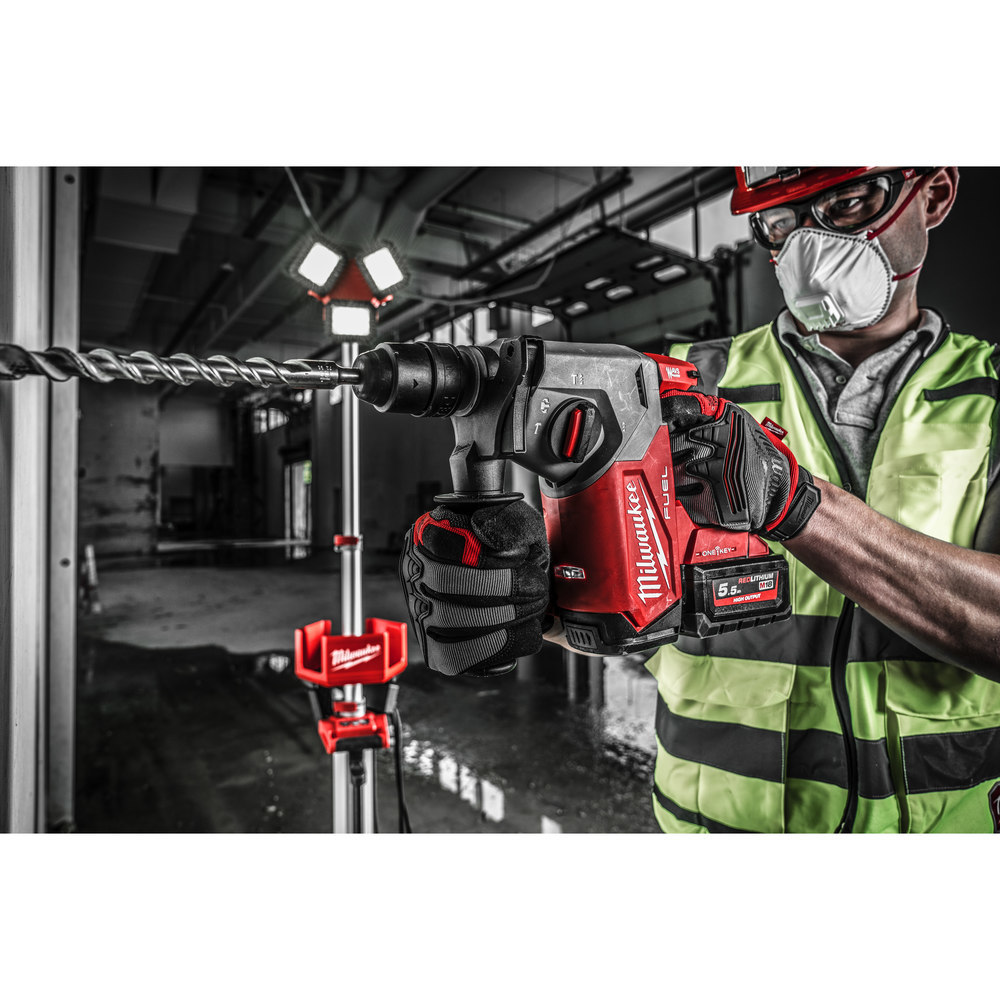 Milwaukee Akku-Kombihammer solo M18 ONE FHX-0X ohne Akku ohne Ladegerät HD-Box Produktbild img21 L