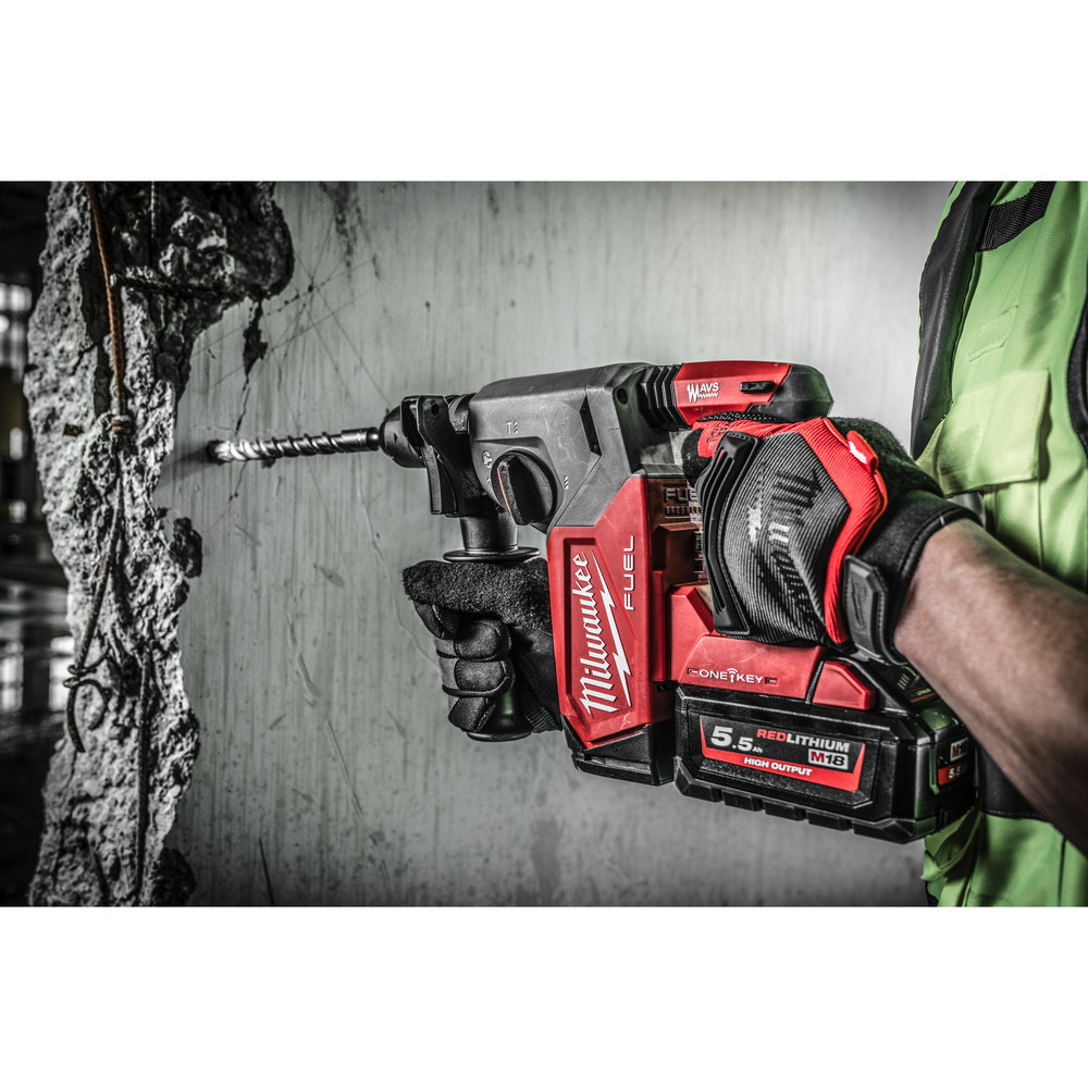 Milwaukee Akku-Kombihammer solo M18 ONE FHX-0X ohne Akku ohne Ladegerät HD-Box Produktbild img19 L