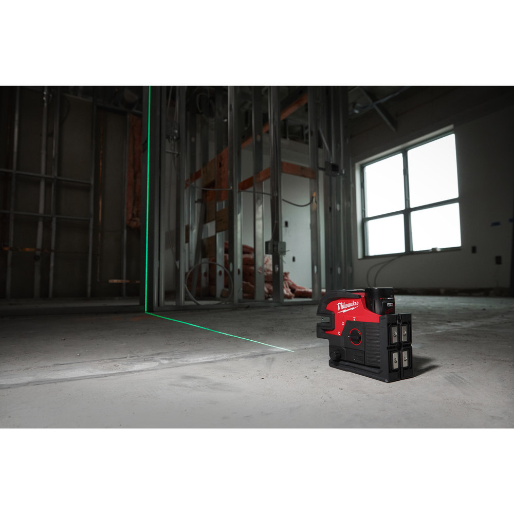 Milwaukee Kreuzlinienlaser M12 CLL4P-0C ohne Akku ohne Ladegerät Koffer Produktbild img3 L