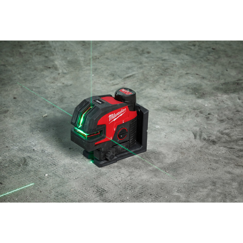 Milwaukee Kreuzlinienlaser M12 CLL4P-0C ohne Akku ohne Ladegerät Koffer Produktbild img5 L