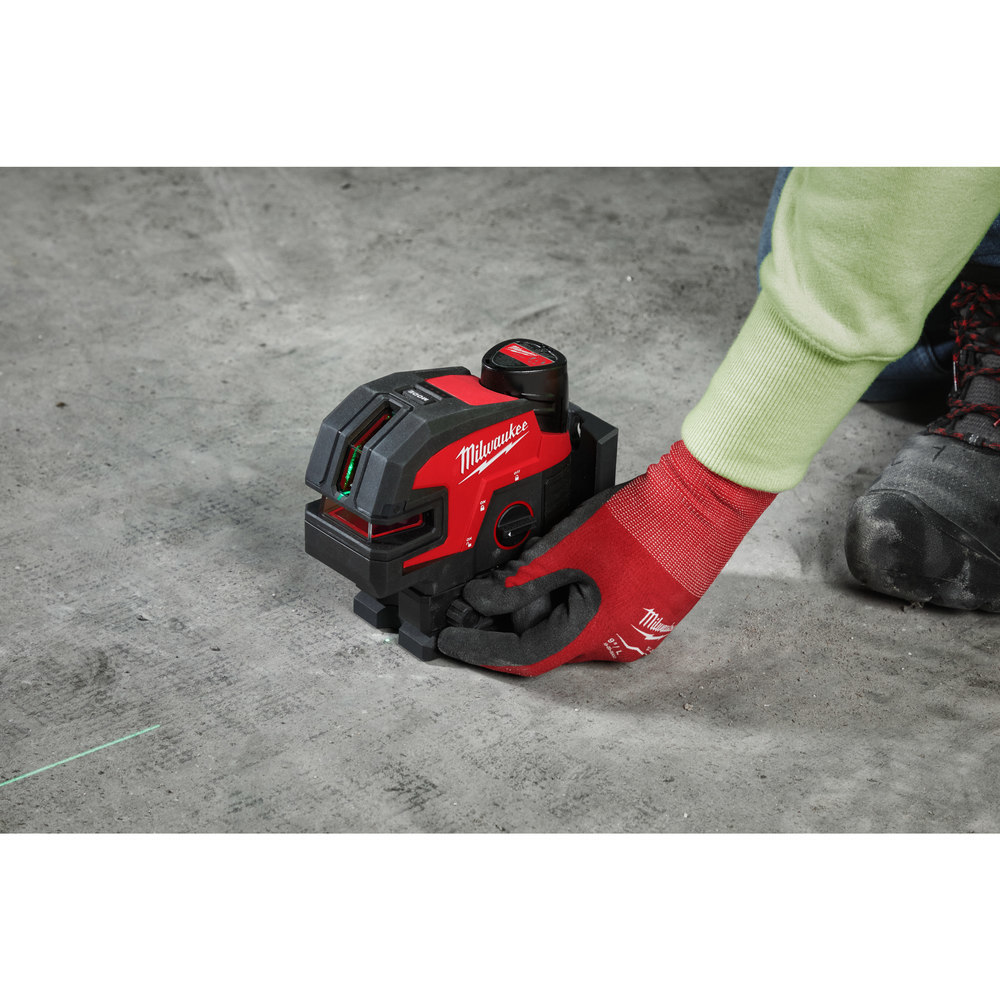 Milwaukee Kreuzlinienlaser M12 CLL4P-0C ohne Akku ohne Ladegerät Koffer Produktbild img6 L