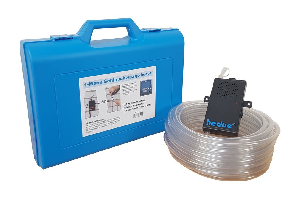 Hedue Schlauchwasserwaage Digital 20m im Kunststoffkoffer Produktbild img5 L