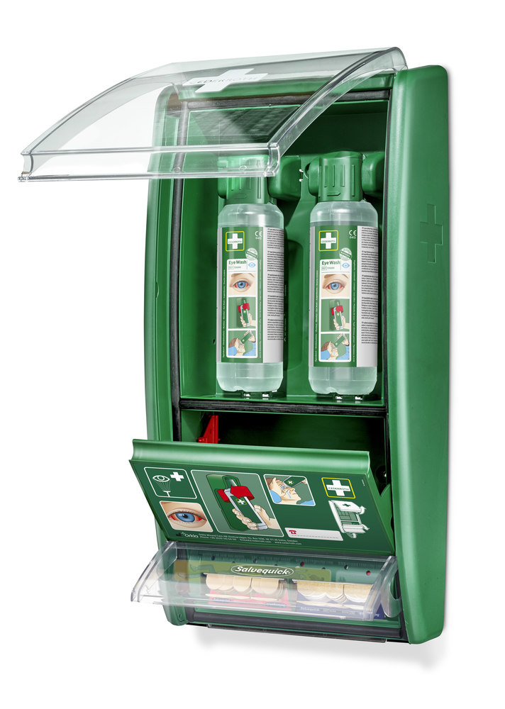 CEDERROTH Augenspülstation, inkl 2 x 500 ml Flaschen Produktbild img1 L