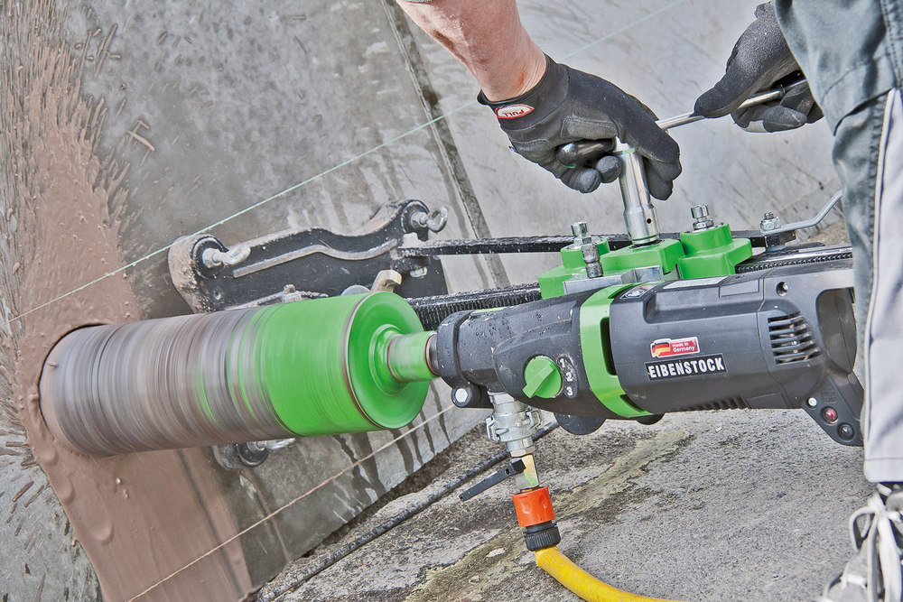 EIBENSTOCK Elektrowerkzeuge DBE 162 Diamant-Kernbohreinheit (ETN 162 /3 + BST 182 V/S) Produktbild img2 L