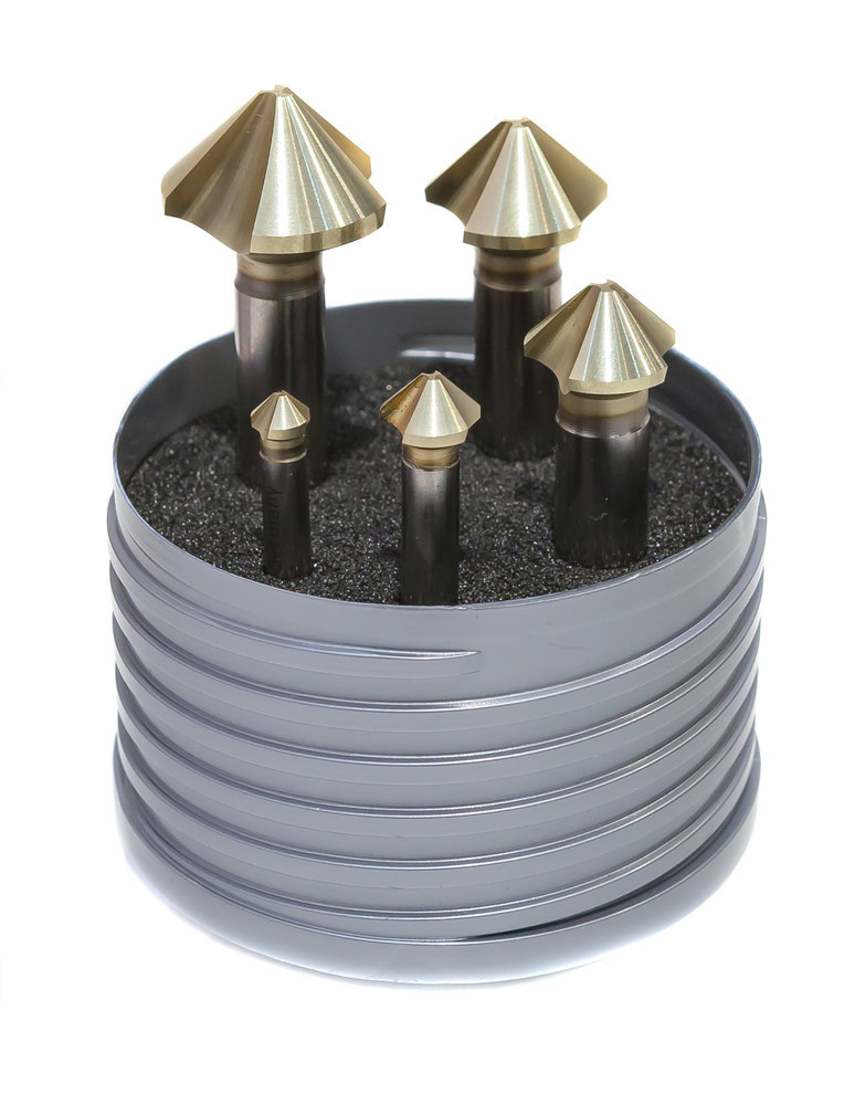 BECK Kegelsenker-Set ungleiche Teilung H SS TiZrN 90Grad 6,30-25mm Produktbild img1 L