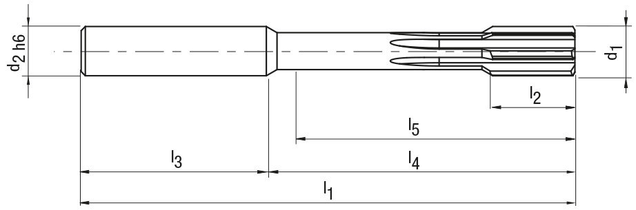 BECK Reibahle HNC-Speed aus VHM, beschichtet, für SL, Standard Produktbild img3 L