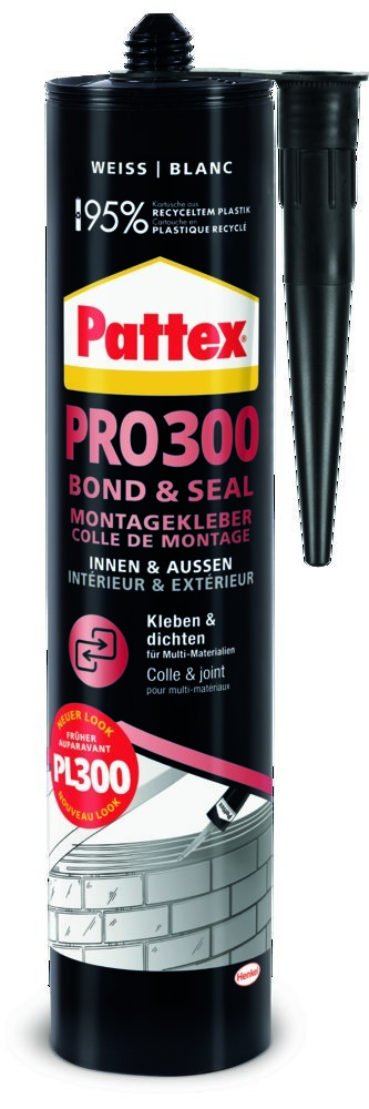 Pattex Montagekleber PRO300 410g weiß Produktbild img1 L