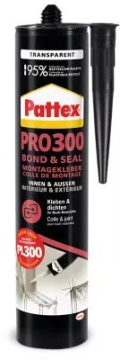 Pattex Montagekleber PRO300 300g trans Produktbild img1 L