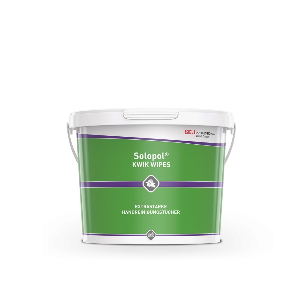Kresto KWIK WIPES Handreinigungstücher 7 0 Tücher Eimer starke Verschmutzungen Produktbild img1 L