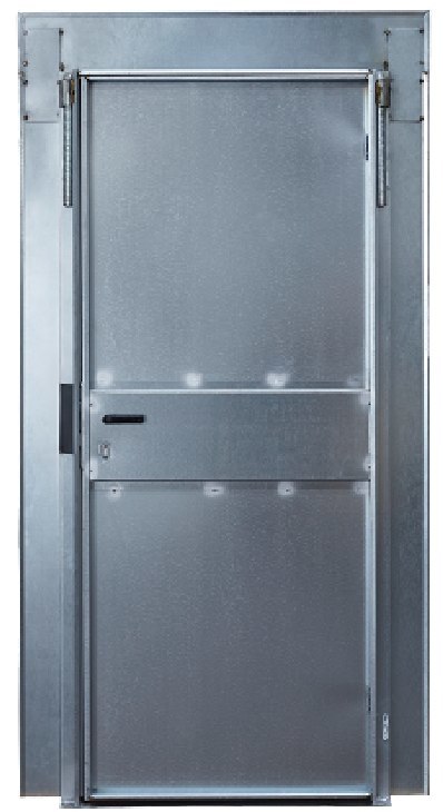 VOLBERG Baustellenschutztür OV Basic190 Schutzklasse WK2 Durchgang 1,90x0,75m Produktbild img2 L