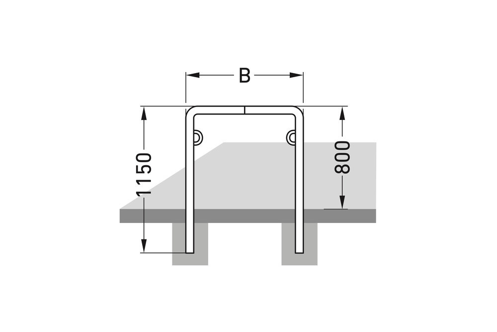 WSM QUALITÄT IN METALL Fahrradanlehnsystem Trust Produktbild img8 L