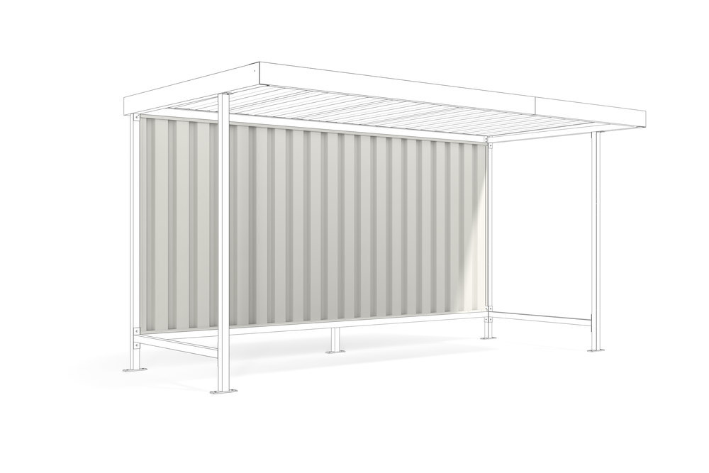 WSM QUALITÄT IN METALL Rückwand Produktbild img1 L
