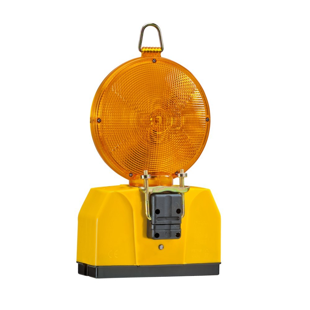 WEMAS TL-Warnleuchte 2000/180 gelb 2, Ge häuse gelb mit Halter Produktbild img2 L
