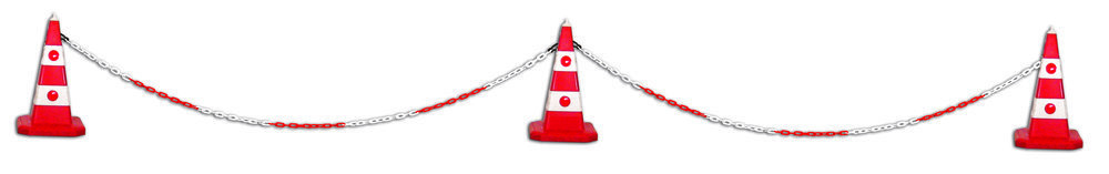 TEMKA Leitkegel mit Öse rot, mit Reflexl insen Höhe 613mm Produktbild img4 L