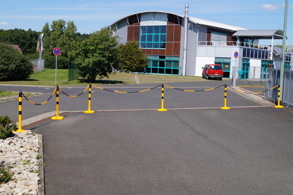 TEMKA Kettenpfosten - Set, g/s 6 Pfosten + 5x3m Kette Produktbild img10 L