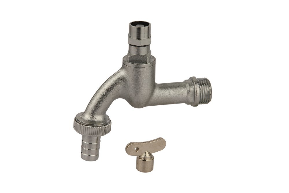 KIRCHHOFF MS Auslaufventil schlüssel, Ch rom 1/2"AG x 3/4"AG x 1/2"T Produktbild img1 L