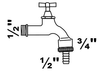 KIRCHHOFF MS Auslaufventil Knebelgriff,Chrom matt Produktbild img2 L