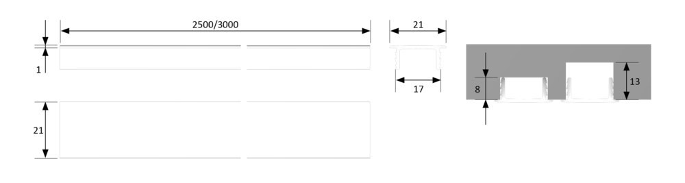 HALEMEIER Einbauprofil ChannelLine F Produktbild img6 L