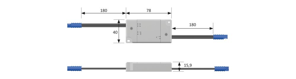Halemeier LED-Leuchten-Dimm-Modul, Dali, max. 150W, 24 Volt DC Produktbild img5 L