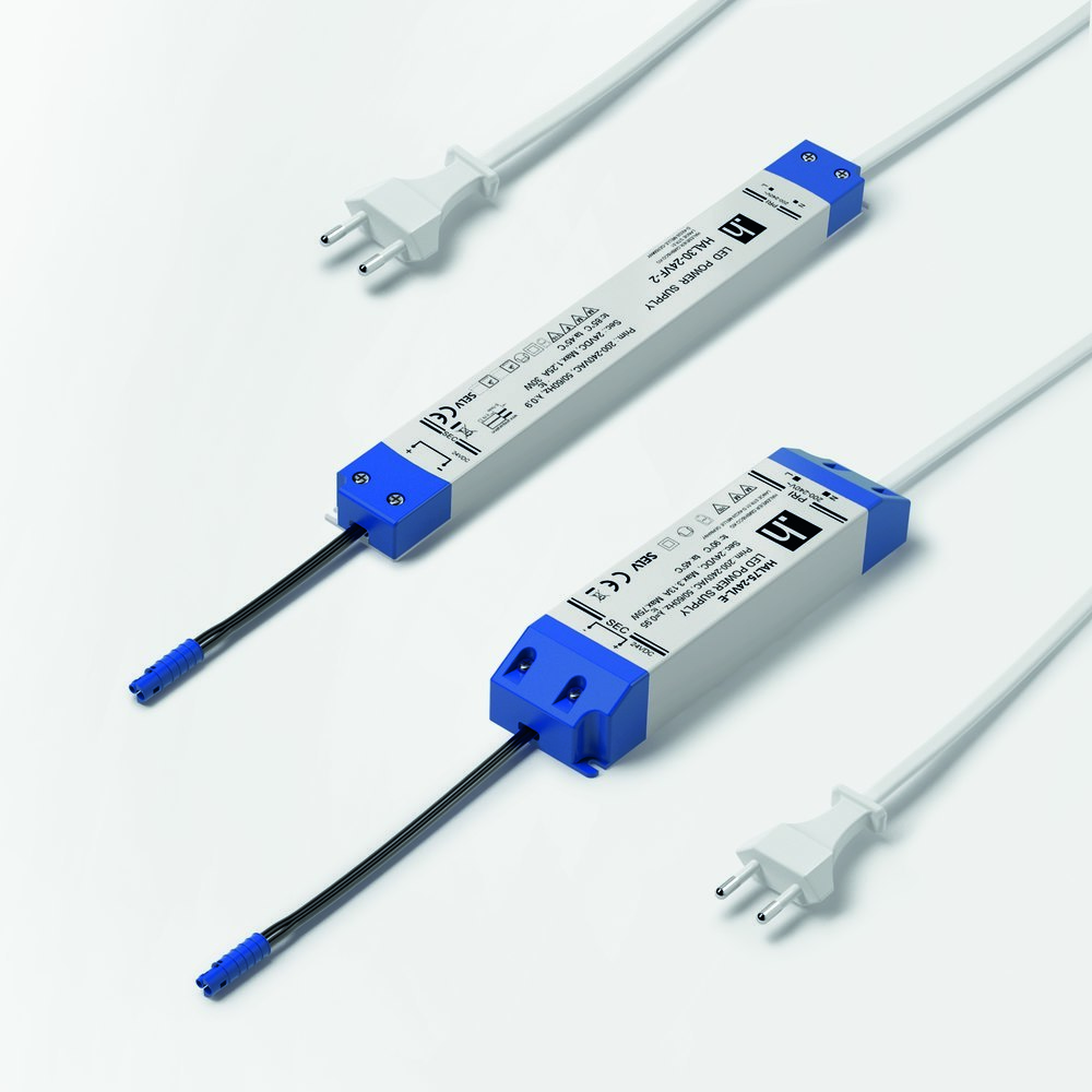 Halemeier LED-Vorschaltgerät, Euroflachstecker, EVG DIM, 12-75W, 24 Volt DC Produktbild img1 L