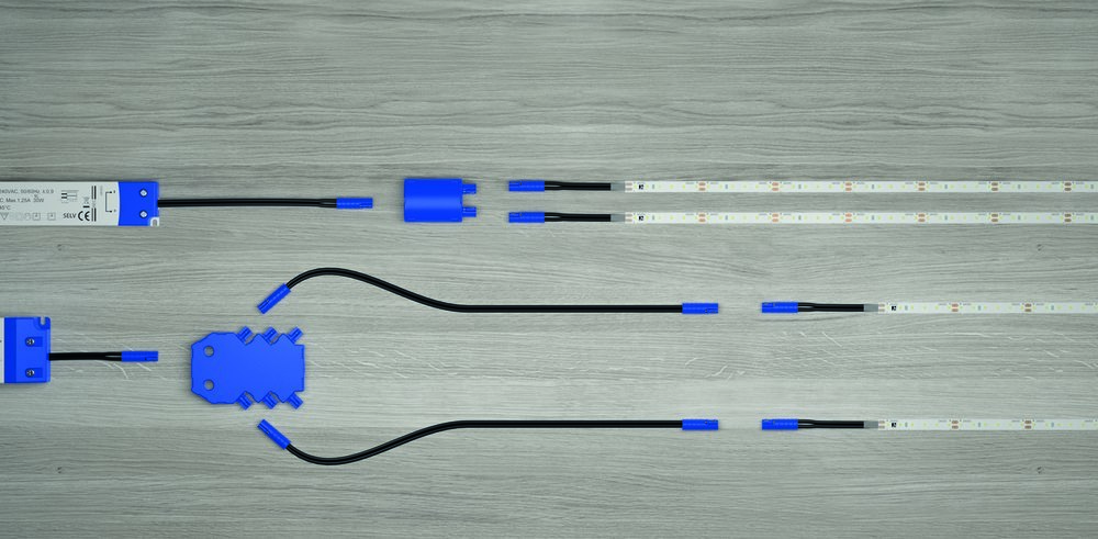 Halemeier LED-Verteiler, 2-fach, 3942251,Länge 47mm, 192W, 24 Volt DC Produktbild img3 L