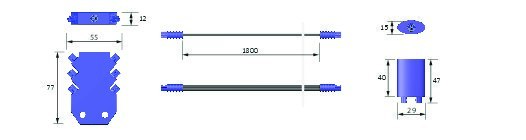 Halemeier LED-Verteiler, 2-fach, 3942251,Länge 47mm, 192W, 24 Volt DC Produktbild img6 L