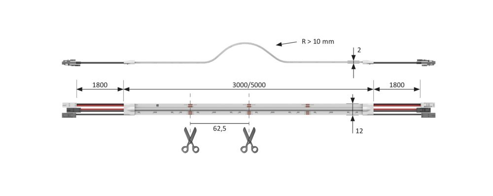 HALEMEIER LED-Anbauleuchte Versa Linear Maxicolor Produktbild img7 L