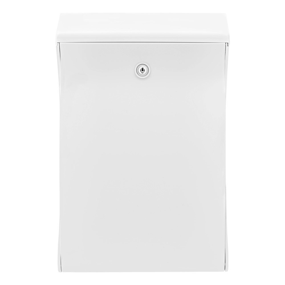 BURG WÄCHTER GA-Briefkasten, Swing 4905 W, Kunststoff, weiß matt Produktbild img3 L